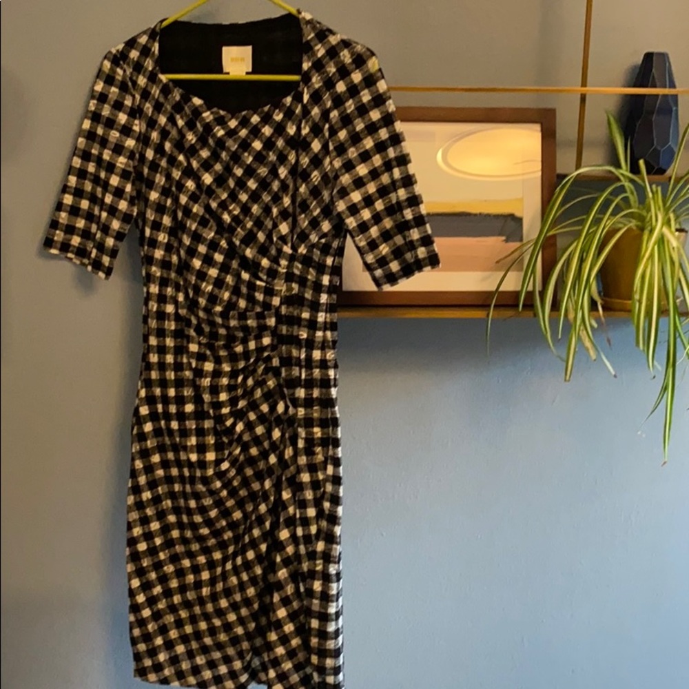 Anthropologie plaid dress